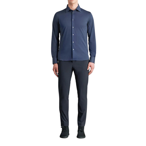 Camicia Uomo Oxford Jacard Blu RRD- Francavilla Moda